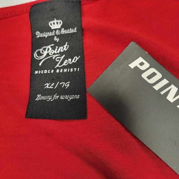 RED three quarter sleeve light top size L -New - Picture 6 of 6